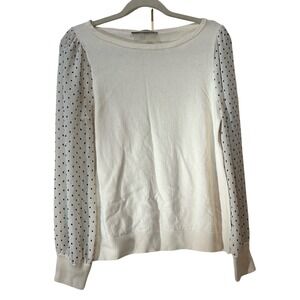 LOFT‎ Mixed Media Pullover Sweater MEDIUM